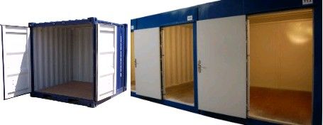 Super-wide storage doors for easy loading/unloading